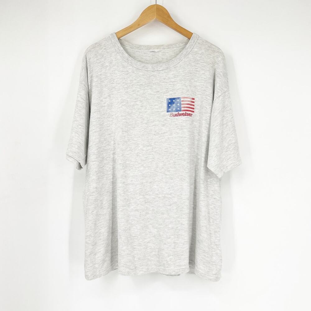 Vintage Budweiser 1996 Olympics Team USA T-Shirt Gray Size XL